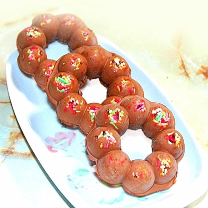 バレンタインに 生チョコドーナツ風ポンデリング レシピ 作り方 By Torezu 楽天レシピ